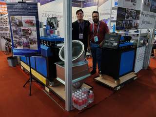 Client meeting at Preda Machine booth - Canton Fair 2024