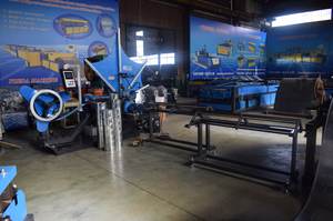 Band Type Spiral Tubeformer - with plasma cutting system