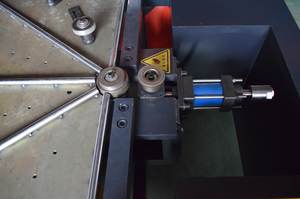 CNC Rotary Beading Machine - complete machine with extended support arms