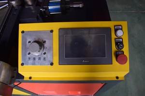 CNC Rotary Beading Machine - complete machine front view