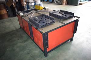 CNC Rotary Beading Machine - worktable rollers and guides
