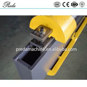 Hydraulic Flat Oval Duct Machine - detailed view