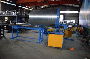 PD-2000 Spiral Tubeformer - complete machine side view