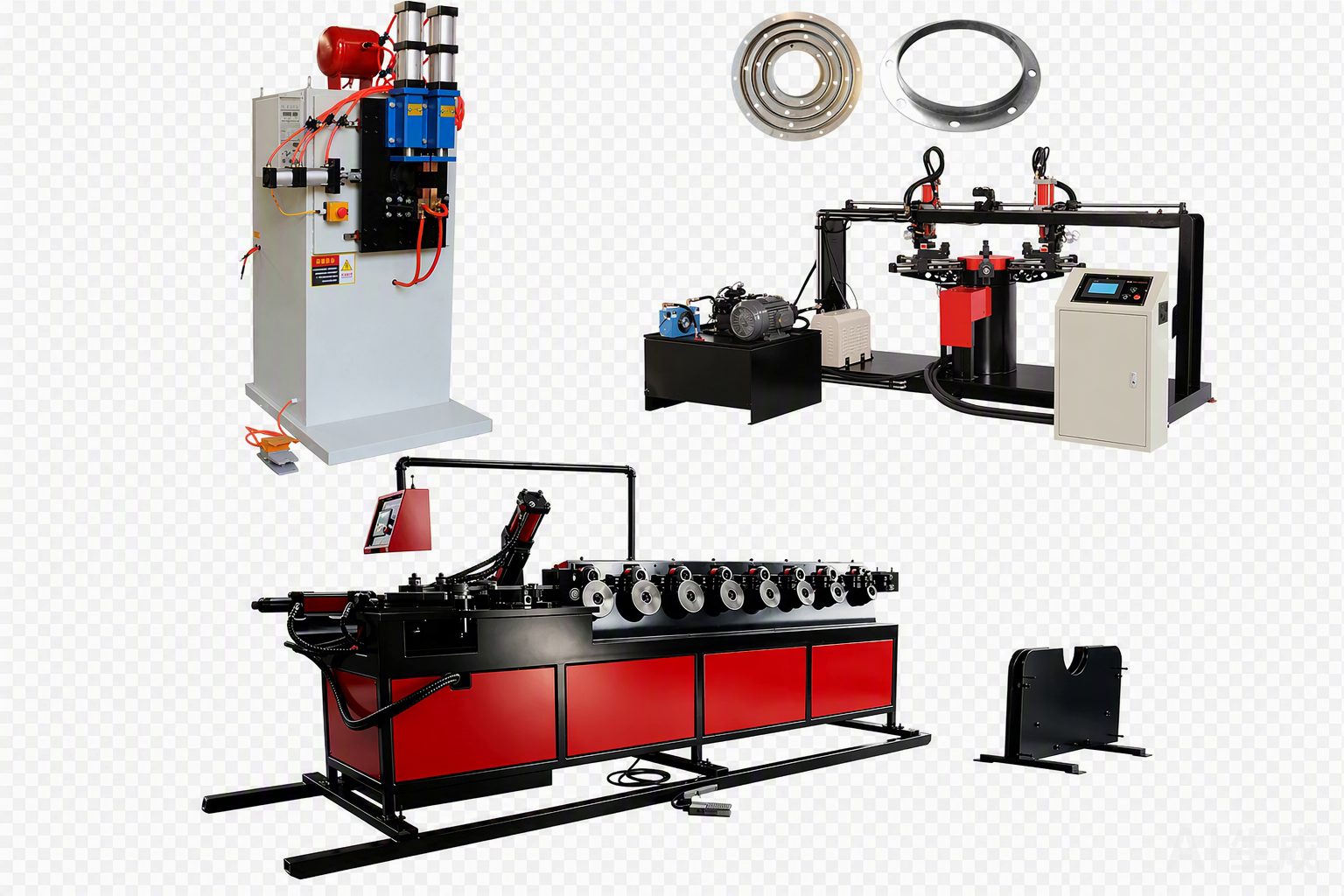 Round Flange Forming Line YFL-40 - main view