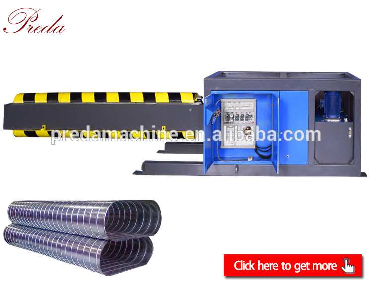 Hydraulic Flat Oval Duct Machine