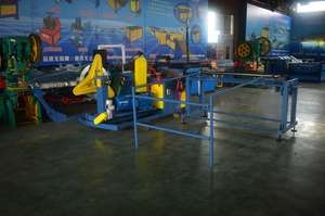 Full machine with decoiler and run-out table
