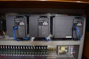 Electrical cabinet with frequency inverters