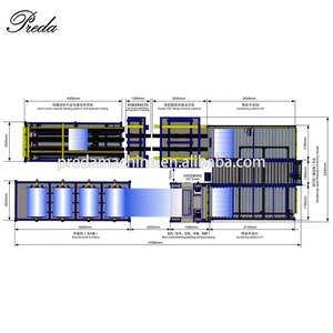 U-Shape Auto Duct Line 5 - layout drawing with dimensions