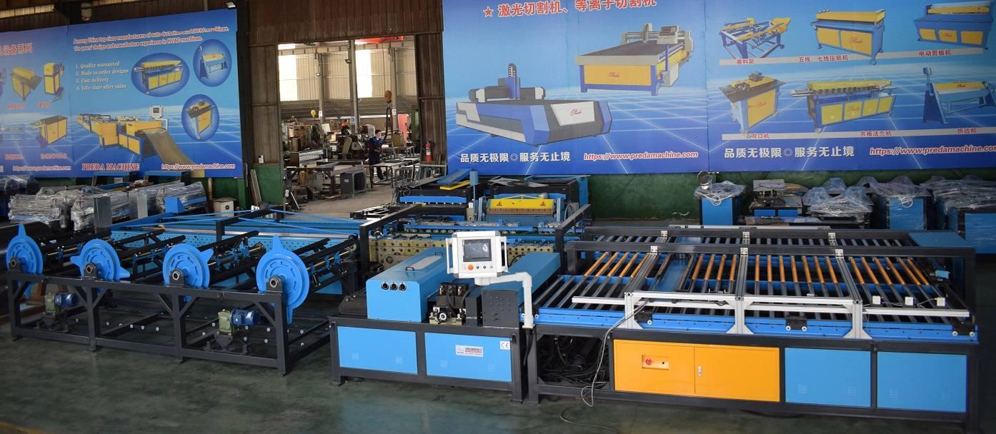 U-Shape Auto Duct Line 5 - complete U-layout in factory